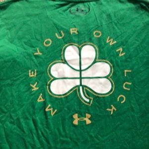 Green heat gear shirt